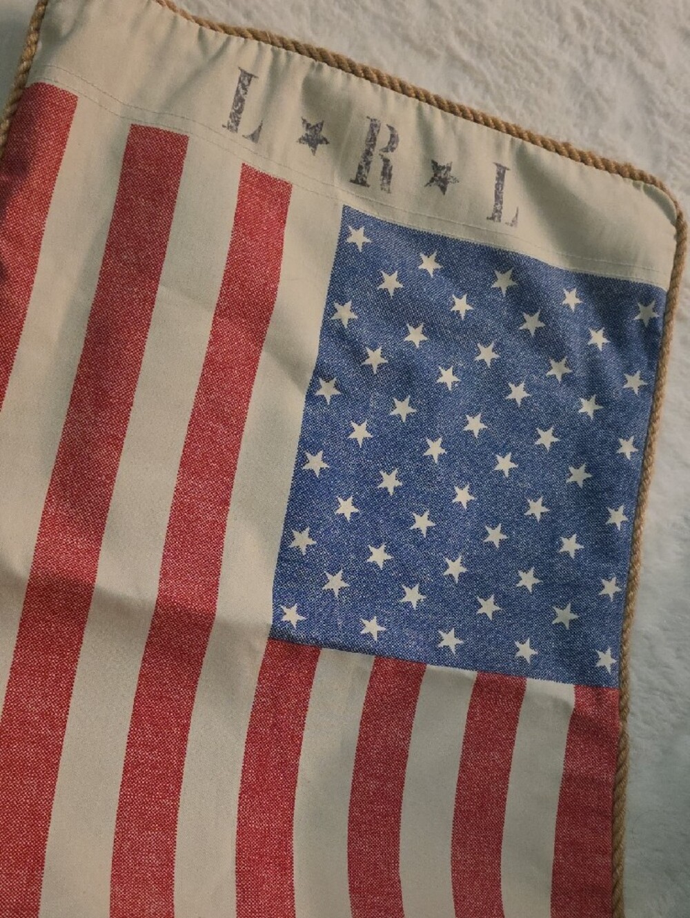 Lauren Ralph Lauren Patriotic USA Flag Accent Pillow Cover - Picture 9 of 10